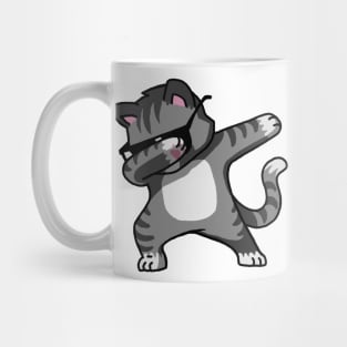 Gray Cat Dance Mug
